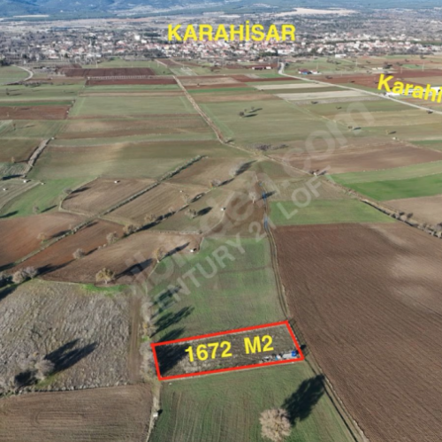 Tavas Karahisar'da 1672 m² Satılık Fırsat Tarla