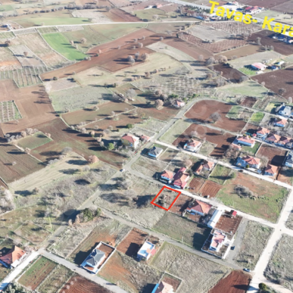 Denizli Tavas Karahisar'da B+2 kat Yatırımlık Arsa